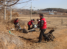 곡리 독거노인 봉사